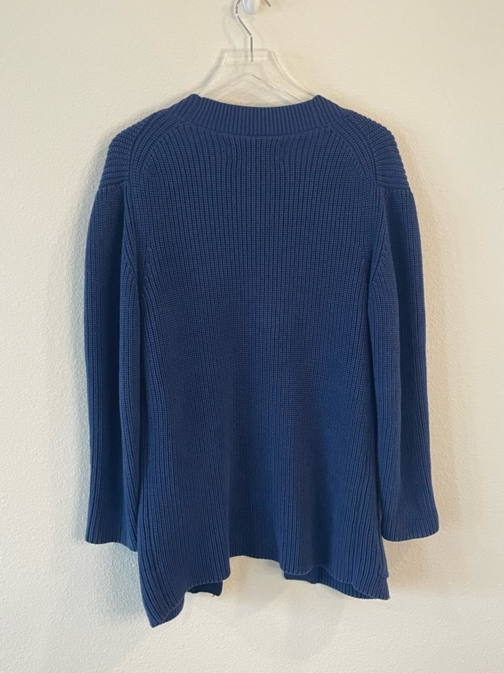 Molly Moorkamp Navy Open-Front Leigh Cardigan Sweater - Picture 4 of 5